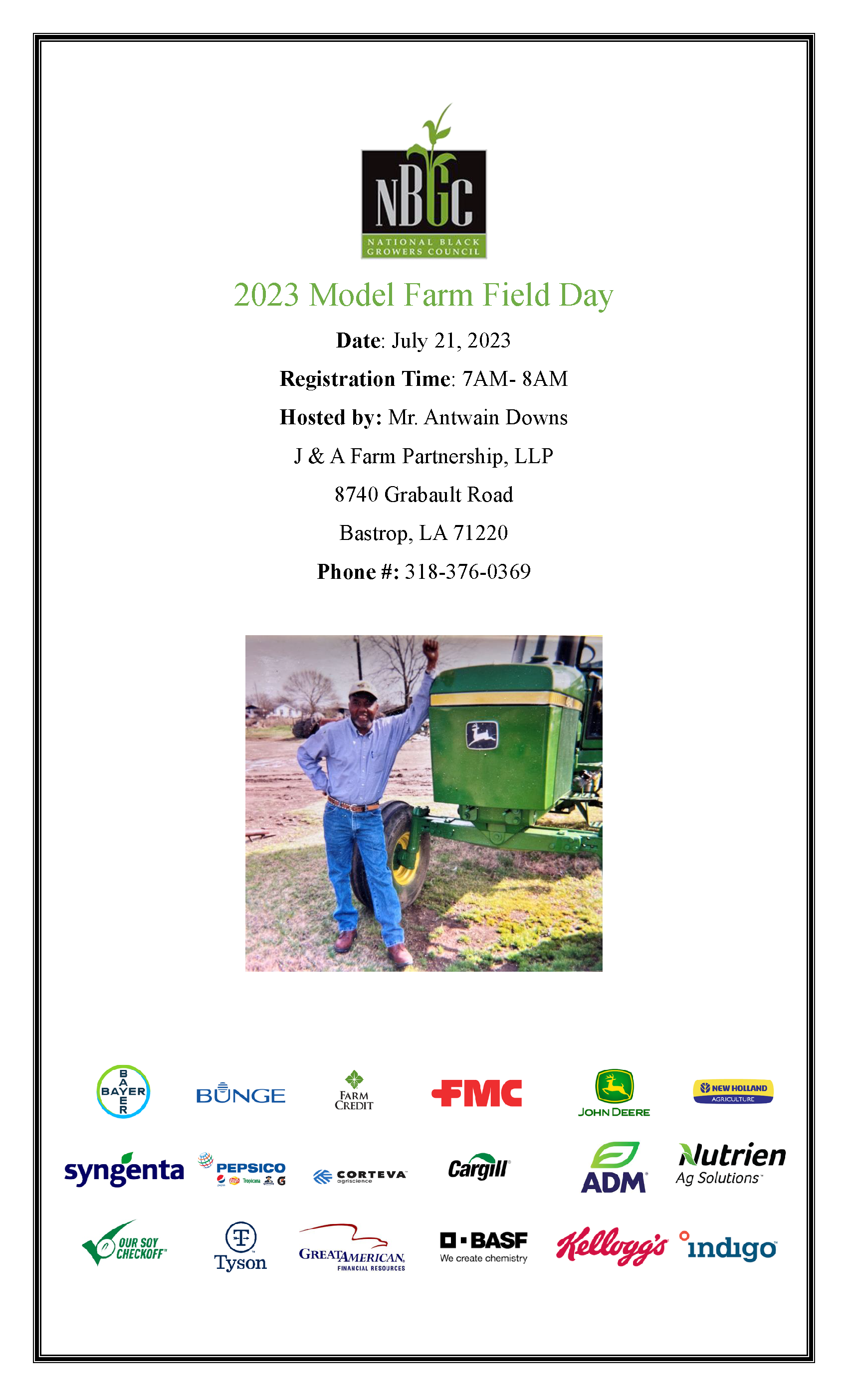2023 Model Farm Field Day – Bastrop, LA